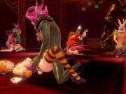 Bang-Bang Rabbits [3D Hentai, 4K, 60FPS, Uncensored] 12/16