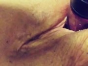 Jeni fucking her tight hole till she squirts  15/16