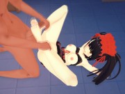 Date A Live - Kurumi Tokisaki footjob 15/16