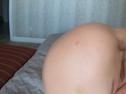 Curious stepsister Say stepbrother to put figers in ass Doggystyle 10/16