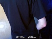 WORK OR TO FUCK?! FUCKED PAINTER ON THE TABLE (Russian with subtitles) Big Ass CHEATING Lovely Dove 2/16