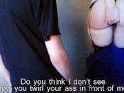 WORK OR TO FUCK?! FUCKED PAINTER ON THE TABLE (Russian with subtitles) Big Ass CHEATING Lovely Dove 4/16