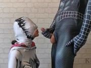 Gwen Stacy Venom Throat Fucked (Cosplay, Gagging and Spitting) 11/16
