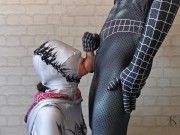 Gwen Stacy Venom Throat Fucked (Cosplay, Gagging and Spitting) 13/16