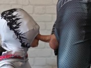 Gwen Stacy Venom Throat Fucked (Cosplay, Gagging and Spitting) 16/16