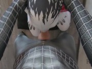 Gwen Stacy Venom Throat Fucked (Cosplay, Gagging and Spitting) 3/16
