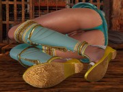 (Disney) Aladdin - Jasmine masturbation (3D Porn) 5/16