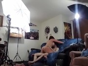 BTS - You asked, shes back! Big tits cougar fucks stud! 9/16