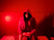 Black Hair Teen With Big Tits Wearing Lingerie Handcuffs And Leash Gets Fucked In Hell Roleplay 15/16