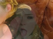 Парень Жестко Отъебал в Рот и по Собачьи Девушку - Легкий БДСМ 9/16