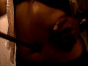 Penetrating Paula masturbating her hot pussy and itching her sexy navel her bulging belly is excited 12/16