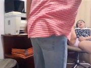 Lady boss - 1 Cunnilingus with an engineer The lady called an engineer to repair the MFP 14/16