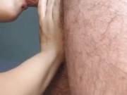 BIG TIT MILF SUCKS NEIGHBORS DICK WITH CUMSHOT 13/16
