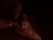 Dark chocolate ebony sucking long black dick 4/16