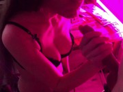 step sister learns to suck cock and gives blowjob for the first time 15/16