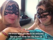 POV Teen Double Blowjob from Two Hot Wives Poly-amory 1/16