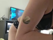 Tweaker whore in hotel gives deep throat and gets fucked stupid 2/16