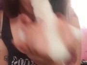 Jesus Loves Me Cuz I Squirt for My Sins | Snapchat Cumshow NaughtyGem42069 5/16