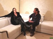 Foot Domination Luisa Casati Seduce Gabriel Galli Padrona Italiana Schiavo Dialoghi Italiano Femdom 3/16