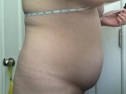 Measuring my Naked Natural Body 10/16