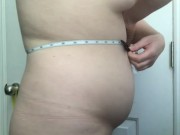 Measuring my Naked Natural Body 6/16