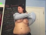 Strip dancing in girlfriends bedroom (Old Video) 4/16