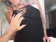 Amateur Lola works a cock and gets a facial after a day at the beach 10/16