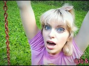 Amazon position blowjob and creampie my Stepsis insists! TEASER 15/16