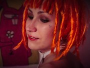 Leeloo fifth element loves cosmic dildos in holes, double penetration deep blowjob and hot cream pie 4/16