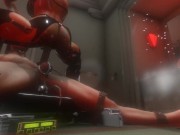 Citor3 3D SFM VR Sex Game  Huge tits latex mistress electro stimulation precum riding and milking 8/16