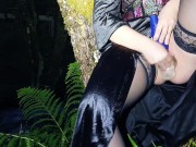 Outside fucking my thight norwegian pussy!  3/16