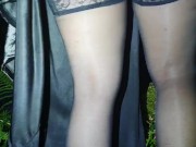 Outside fucking my thight norwegian pussy!  5/16