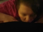 Bbw slut sucks fat guys cock with big tit cumshot 4/16