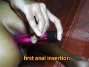 ayushi's first anal insertion experience masturbation horny cam girl (its too hard)