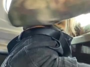 Teen fucks her self on the train  1/16