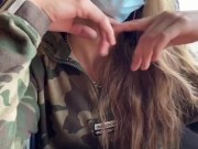 Teen fucks her self on the train  10/16