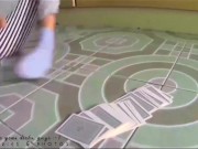 Strip-poker game. Lucky guy and naked girlfriend. Gambling striptease poker Nude girlfriend roommate 2/16