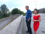 HUNT4K. Hunter with the camera offers money to poor male for sex with his hot step-daughter 2/16