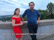 HUNT4K. Hunter with the camera offers money to poor male for sex with his hot step-daughter 7/16