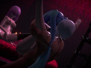 Girls in bondage lounge [3D Hentai, 4K, 60FPS, Uncensored] 4/16