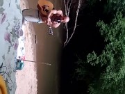 Cheating on husband. Public beach Deep Throat 15/16