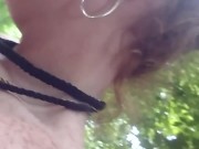 Cheating on husband. Public beach Deep Throat 4/16