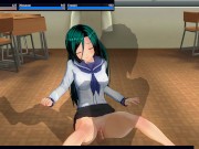 3 HENTAI fucked a schoolgirl at school 6/16