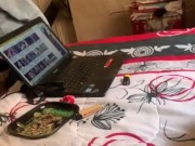  They leave us alone and She gives me an amazing blowjob 4/16