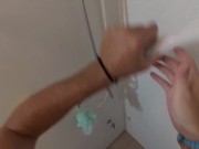 Double blowjob in the shower 1/16