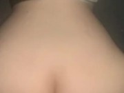 Pretty pink pussy getting pounded in doggy 4/16