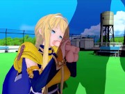 Sword Art Online ALICE ZUBERG 3D HENTAI 6/16