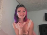 Looking up my Skirt while I do Laundry and cum! 1/16