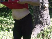 Took her Hiking she Kept Teasing so, I Stripped her, got my Dick Sucked and Fucked Her 1/16