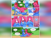 [2D Comic] Super Intersex Birdo Bros Transformation 11/16